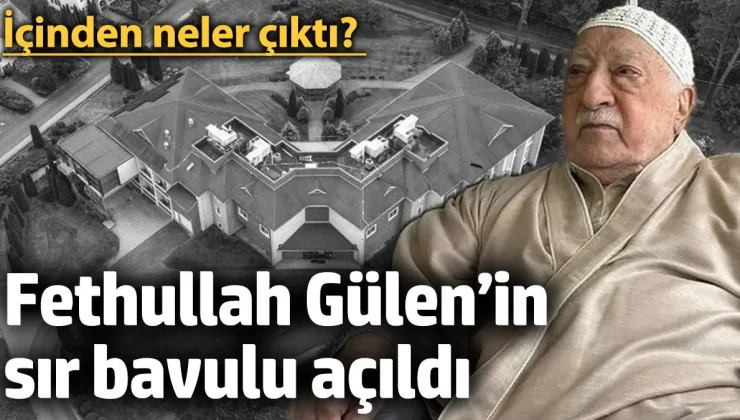 FETÖ lideri Fethullah Gülen’in sır bavulu açıldı, bakın ‘İçinden neler çıktı?’