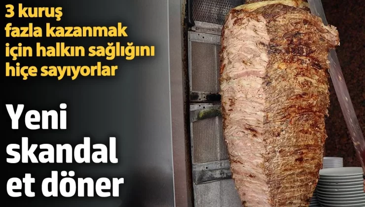 Her taraftan pis kokular geliyor. Bakanlığın ifşa listesinde yeni skandal et döner! Bakın bu kez ne yedirmişler