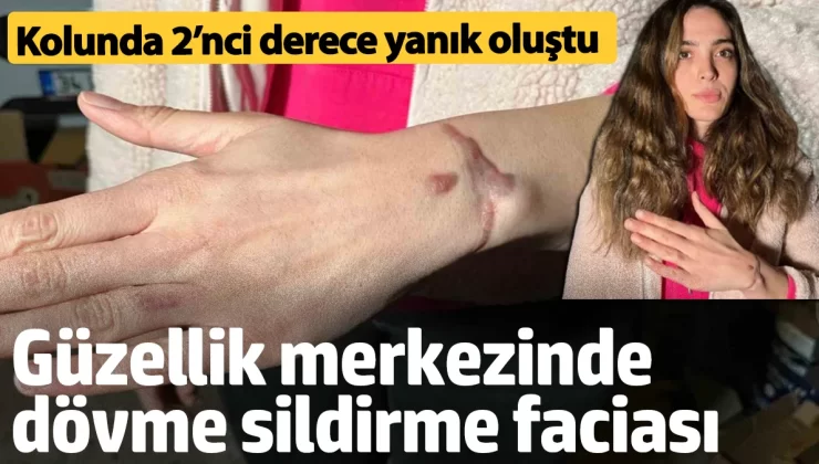 Güzellik merkezinde dövme sildirme faciası