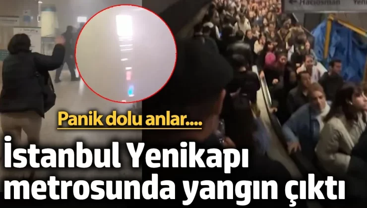 SON DAKİKA: İstanbul metrosunda yangın… Seferler iptal edildi